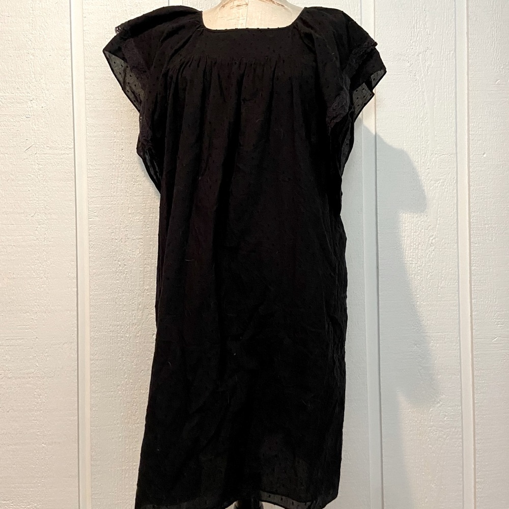 Love Moschino Black Cotton Midi Dress